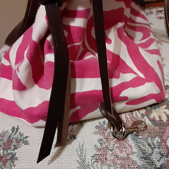 Dooney & Bourke Canvas & Leather Shoulder Bag - Picture 12 of 15